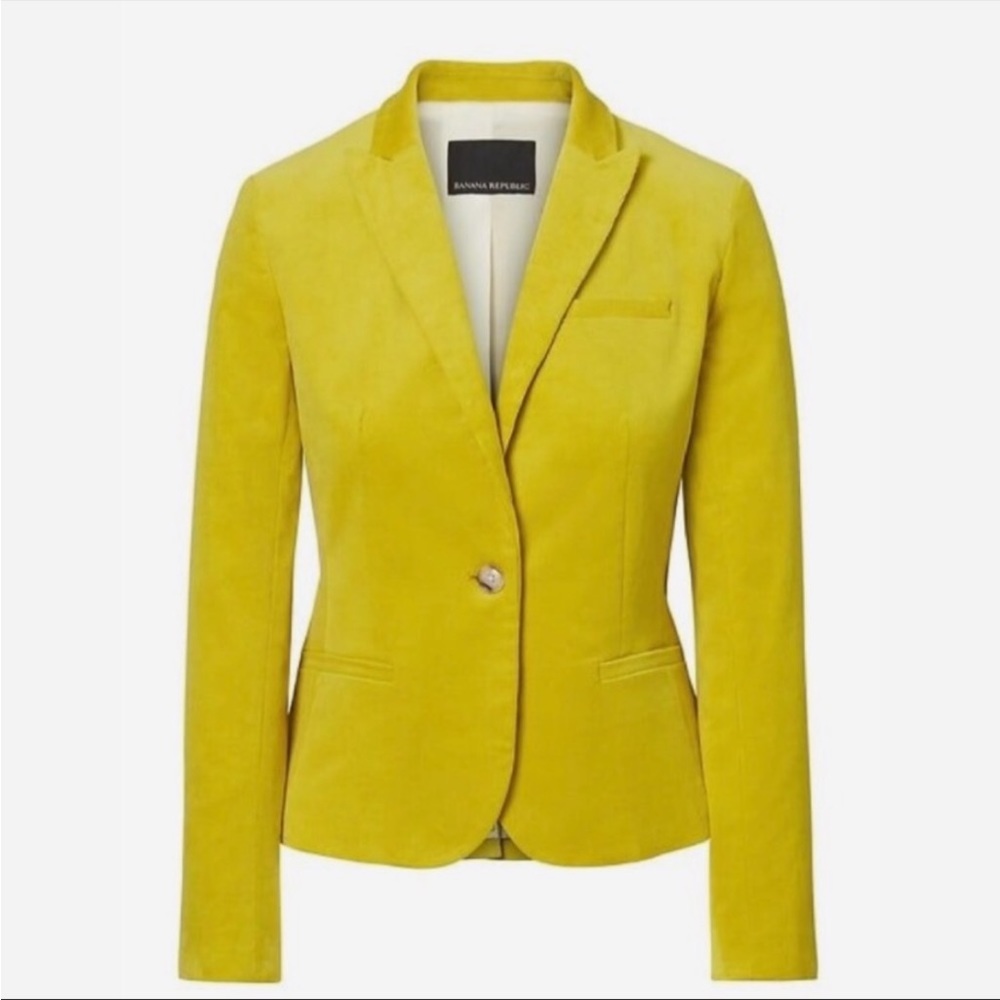 Mustard Yellow Corduroy Blazer